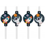 Procos Papírová brčka vesmír 4 ks – Hledejceny.cz