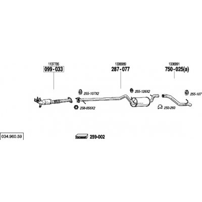 Bosal BS 750-025