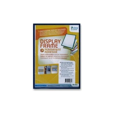 Tarifold Display Frame - samolepicí prezentační rámeček - A4, 1 ks, modrý – Hledejceny.cz