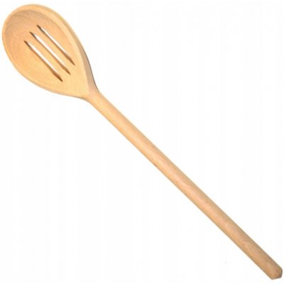 Dřevia Dřevěná děrovaná vařečka - 30 cm – Sleviste.cz