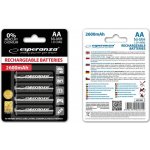Esperanza AA 2600mAh 4 ks EZA106 - 5901299922552 – Zboží Živě