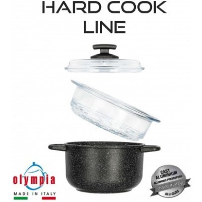 Olympia Zanetti Hard cook Line z litého hliníku s minerálním kameninovým povrchem Ø 20 cm – Zbozi.Blesk.cz