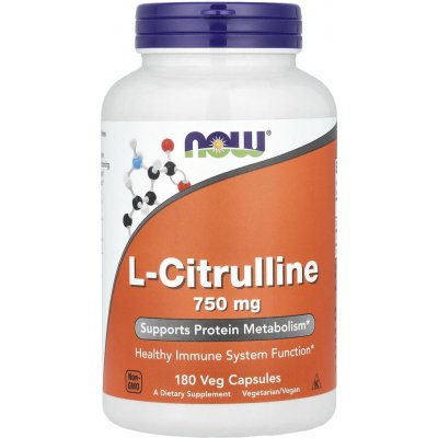 Now Foods Foods L-Citrulline 750 180 kapslí – Hledejceny.cz