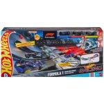 Mattel JDY16 Hot Wheels Racing závodní dráha Formule 1 a 3 autíčka 1:64 – Zboží Mobilmania
