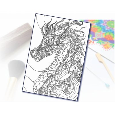 Radost v písku Šablona na pískování drak – Zboží Dáma