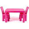 Dětský stoleček s židličkou Doloni set Dětský stůl a 2 židle růžová