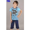 Dětské pyžamo a košilka Chlapecké pyžamo Cheeky Monkey modrá / tyrkysová