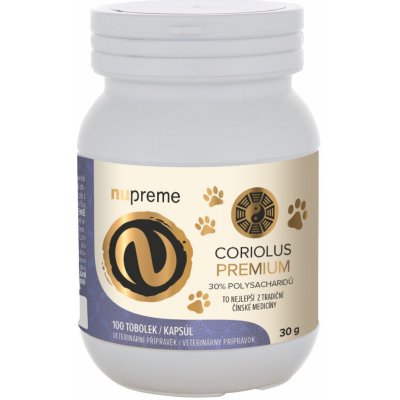 Nupreme Coriolus Biomasa 100 kapslí – Hledejceny.cz