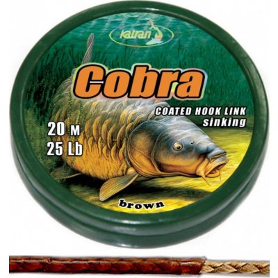 Katran šňůra Coated braided hook links COBRA 20m 25lb – Zboží Mobilmania