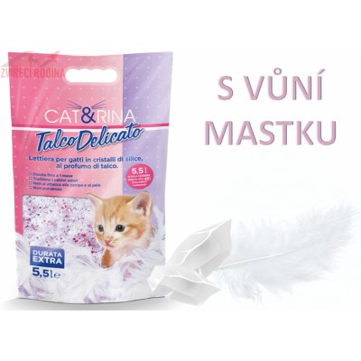 Best Friend Silikonová podestýlka pro kočky CAT&RINA s vůní mastku 5,5 l – Zbozi.Blesk.cz