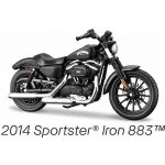 Maisto HD 2014 Sportster® Iron 883™matně černá 1:18 – Zbozi.Blesk.cz