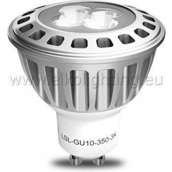 Elko EP 6419 LED žárovka LSL-GU10-350-3K LED Spot max nahrazuje klasickou 50W halogenku Teplá bílá