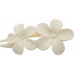 Plastová spona s květy Barva: černá – Zboží Dáma