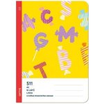 Optys Školní sešit 511 Písmena A5 linkovaný s 2 pomocnými linkami – Zboží Mobilmania