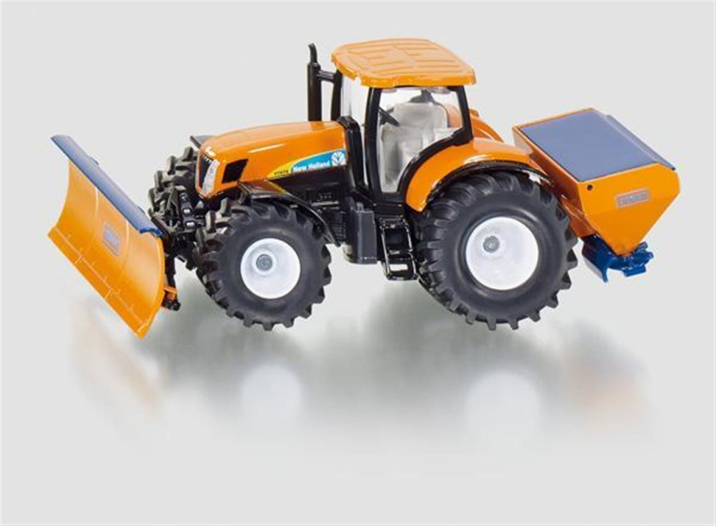 Siku Hračka Super Traktor s přední radlicí a sypačem soli 1:50