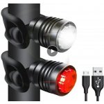 LED21 ZD114 PŘEDNÍ A ZADNÍ SVÍTILNA NA KOLO – Zboží Dáma