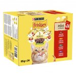 Friskies s kuřetem hovězím jehněčím kachnou ve šťávě 24 x 85 g – Sleviste.cz