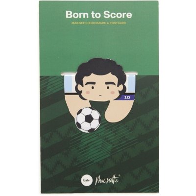Flexibilní magnetická záložka Macnettic, Born to Score – Hledejceny.cz