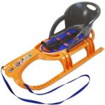 KHW Snow Tiger comfort sáně s ohrádkou oranžová – Zboží Dáma