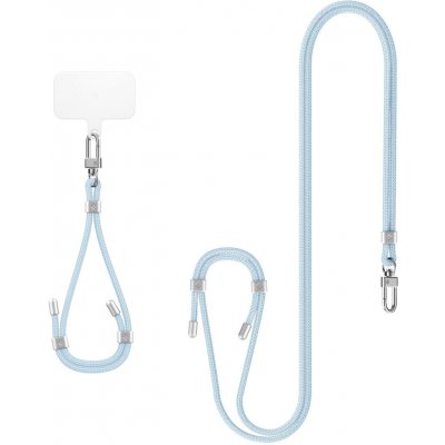Spigen Universal Set 2 popruh a poutko s karabinou světle modrá – Sleviste.cz
