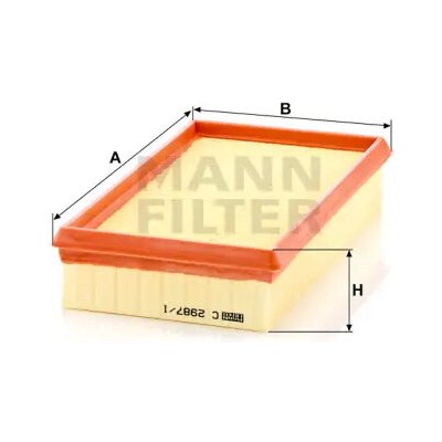 MANN FILTER Vzduchový filtr C 2987/1 – Hledejceny.cz