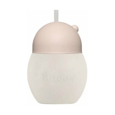 Élhée Učící hrnek s brčkem Coconut 240 ml Sand Nude – Zboží Dáma