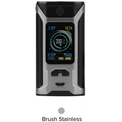 Wismec SINUOUS RAVAGE230 200W TC Box Mód Stříbrná