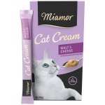 Miamor Cat Snack Cream Malt se sýrem 6 x 15 g – Hledejceny.cz