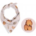 Biante dětský bavlněný šátek Sandra SA-533 Australská zvířátka na růžovém – Zboží Dáma