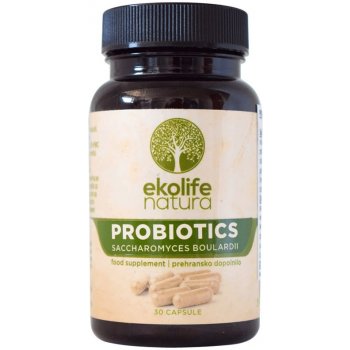 Ekolife Natura Probio Flora Sacharomyces Boulardi 30 kapslí