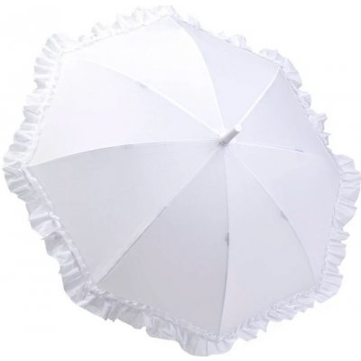 Blooming Brollies Galleria White Frilly deštník dětský holový bílý