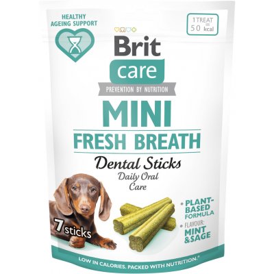 Brit Care Dog Mini treats FRESH BREATH 7 pcs 120 g – Sleviste.cz