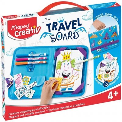 MAPED Cestovní/výtvarný kufřík MAPED Creativ Travel Board s magnetickou tabulí – Zboží Mobilmania