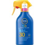 Nivea Sun Kids Protect & Care SPF30 5v1 spray na opalování 270 ml – Zboží Dáma