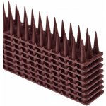 KIK KX3280 Ochranné hroty proti ptákům, 43 cm, 8 ks, hnědé – Sleviste.cz