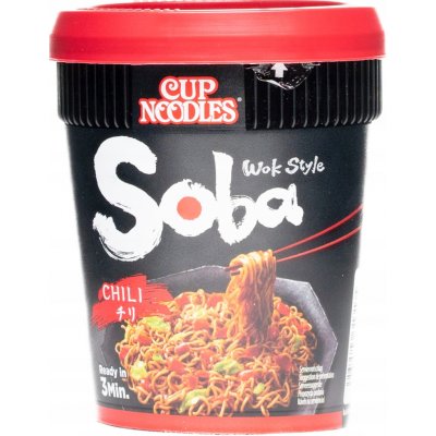 Nissin Soba nudle Chili 92 g – Zbozi.Blesk.cz