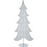 Emos DCTC01 LED vánoční 3D stromek 90 cm vnitřní studená bílá časovač 1550002002 – Hledejceny.cz