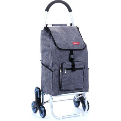 Lorenbag - Laurent S01 Nákupní vozík na kolečkách do schodů šestikolový, šedá – Sleviste.cz