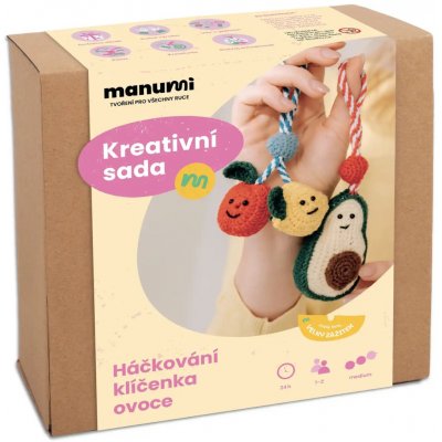 Manumi kreativní sada na háčkování přívěsku Ovoce – Hledejceny.cz