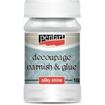 Pentart Lepidlo a lak na decoupage 100 ml HEDVÁBNÝ LESK – Sleviste.cz