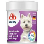 8in1 Vitality Multivitamin pro psy malých ras 70 tbl – Hledejceny.cz