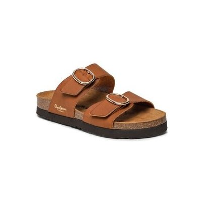 Pepe Jeans nazouváky Oban California Suede PLS90607 tan – Zboží Mobilmania