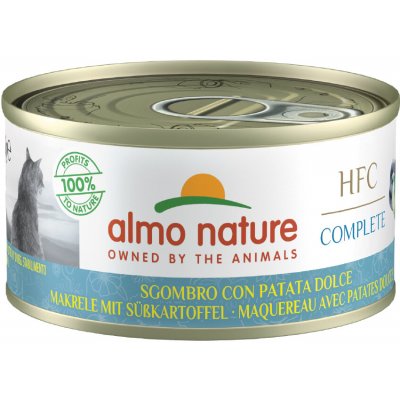 Almo Nature HFC Complete makrela s batáty 12 x 70 g – Hledejceny.cz