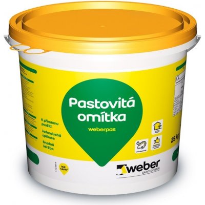 Weber.pas extraClean - omítka zrnitá 1,5mm 25kg – Hledejceny.cz