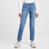 Dámské džíny GAP Denim Pants Straight Mid Rise Medium Masco