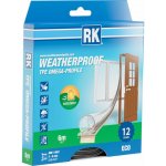 Těsnění oken a dveří TPE – Omega profil, transparentní 7 mm 6 m – Sleviste.cz