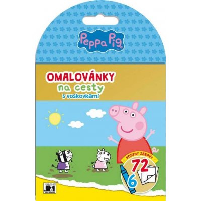 Jiri Models Omalovánky na cesty Peppa Pig set s voskovkami a držátkem – Zboží Mobilmania