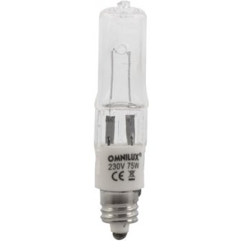 Omnilux 230V 75W mléčná žárovka E11