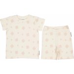 Bambusová letní dvoudílná souprava tričko a kraťasy Beige Clover Geggamoja – Zboží Dáma