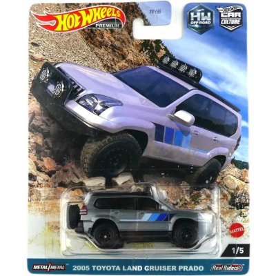 HW Hot Wheels Premium Off Road 2005 Toyota Land Cruiser Prado – Zboží Dáma